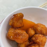 8313) peach mushrooms sweet and sourr  at Three Virtues 三德食品 - Jordan in Kowloon