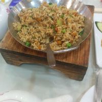 Fried rice with pumpkin and taro at Three Virtues 三德食品 - Jordan in Kowloon