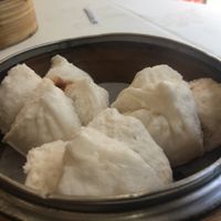 BBQ Pork Bun - steamed  at Three Virtues 三德食品 - Jordan in Kowloon