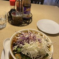 Lemongrass vegetable soup at The Sun Vegan in Fountain Valley