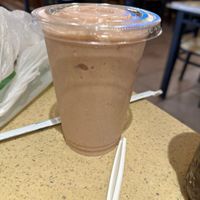 Peanut butter and jelly smoothie  at The Sun Vegan in Fountain Valley