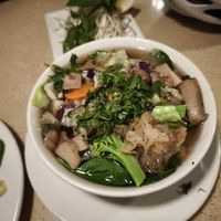 Vegetable Pho soup at The Sun Vegan in Fountain Valley