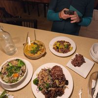 Everything together at The Sun Vegan in Fountain Valley