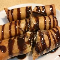 Thai Banana Rolls at The Sun Vegan in Fountain Valley