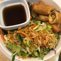 Vermicelli & Crispy Rolls at The Sun Vegan in Fountain Valley