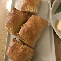 Spinach cheez pastries at The Sun Vegan in Fountain Valley