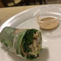 Vegan Spring Rolls at The Sun Vegan in Fountain Valley