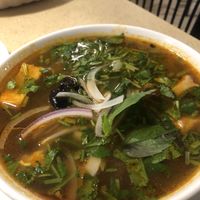 Royal pho noodle soup at The Sun Vegan in Fountain Valley