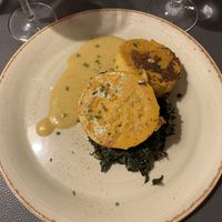 Polenta main dish   at Biocenter - Pintor Fortuny in Barcelona