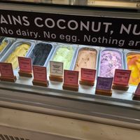 Ice cream options at Kind Kones - Bangsar Village in Kuala Lumpur