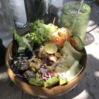 Tofu poke bowl  at Nomad Café | Boutique in Weligama