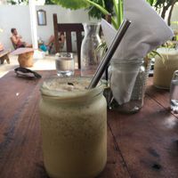 Icy soul - double shot of espresso with coconut milk at Nomad Café | Boutique in Weligama