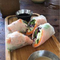Summer rolls (vegan) at Nomad Café | Boutique in Weligama