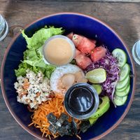 Tofu poke bowl at Nomad Café | Boutique in Weligama
