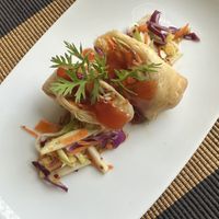 Spicy fruit and vegetable wrap  at Koththamalli by Rohan in Negombo