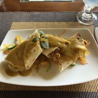 Kichererbsenwrap, vegan auch wenn vegetarisch in Karte  at Koththamalli by Rohan in Negombo