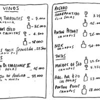 Drink menu, pg 2  at Donnet in Buenos Aires