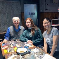 Me and two other HC ambassadors (CarolinaSoria and taiwanesetexan)...see their reviews below; we all enjoyed our food! at Donnet in Buenos Aires