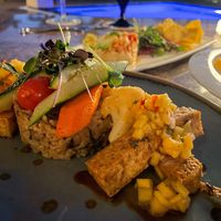   at Ike's Bistro in Oranjestad