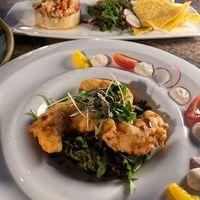   at Ike's Bistro in Oranjestad