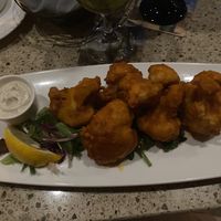 Buffalo cauliflower wings   at Ike's Bistro in Oranjestad