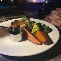 “Steak and Shrimp"  at Ike's Bistro in Oranjestad