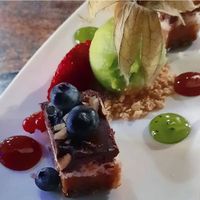 Desert at Ike's Bistro in Oranjestad