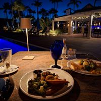   at Ike's Bistro in Oranjestad