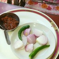 ";salad"; at Punjabi Restaurant in Pokhara