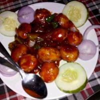 chilli momos at New Marwadi Restaurant in Pokhara