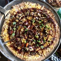 BBQ pizza  at Chattanooga Pizza Co in Chattanooga