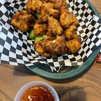 Thai chili Cauliflower wings at Chattanooga Pizza Co in Chattanooga