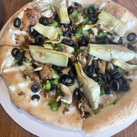 Vegan medi-madness pie (small size)   at Chattanooga Pizza Co in Chattanooga