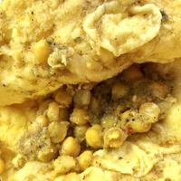 Doubles (this is the mild one without spicy chutney)   at Sally's Roti Shop in Kingston