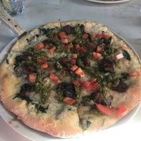 Vegan mushroom pizza at Picazzo's  in Glendale