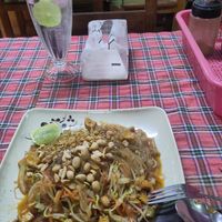 Pad thai at Mama Lao in Nong Khiaw