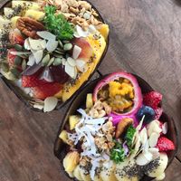 delicious bowls at Full Moon Wellness Cafe in Chiang Rai