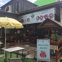 Outside view at Full Moon Wellness Cafe in Chiang Rai