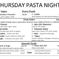 Thursday Pasta Night at Amore in Newcastle-under-lyme