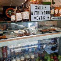 Some of the desserts and pies at Healthy Harmony Piraeus in Piraeus