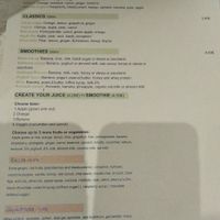 Menu at Healthy Harmony Piraeus in Piraeus