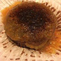 Chocolate orange muffin with apple cinnamon sauce  at Chefnatura in Turin