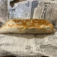 Breakfast wrap. Falafel, hummus, beans, spinach, hash browns and mushrooms  at Rick's Diner in Oxford