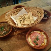 Vegan Middle Eastern Breakfast  at Rick's Diner in Oxford