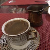 Lebanon coffee with kardamom at Cedar's in Loerrach