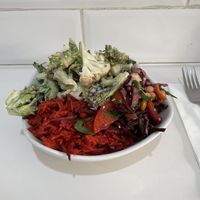 Three salad selection - delicious!  at No. 43 in Valletta