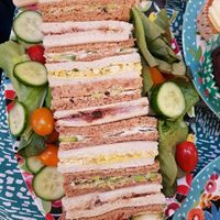 Sandwiches at  Compassion Cakes in Whitstable