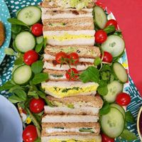 Sandwiches at  Compassion Cakes in Whitstable