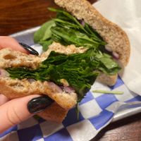 Vegan pineapple time sandwich  at Old Moon Deli & Pie in Galveston