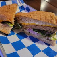 Old Moon Burger at Old Moon Deli & Pie in Galveston